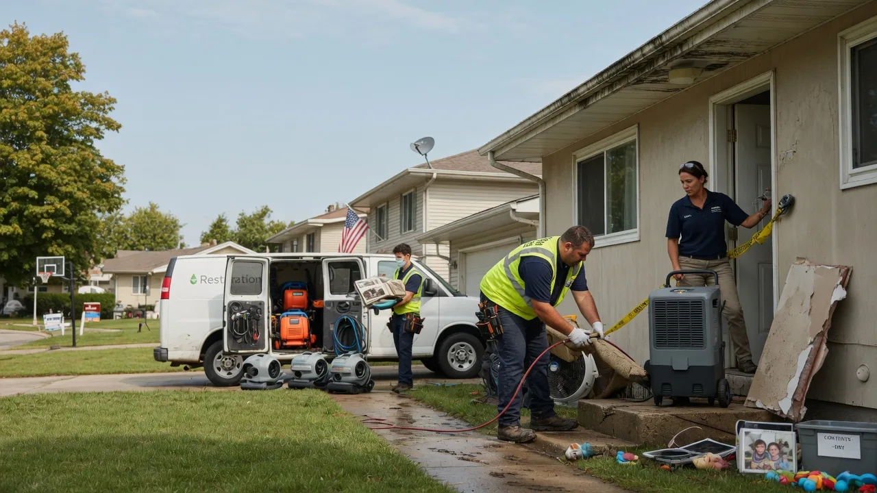 Water Damage Restoration in Muscatine, IA near me